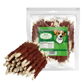 przysmaki-dla-psa-smakolyki-paleczki-owiniete-kaczka-500g-10percent-gratis