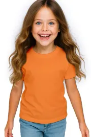 koszulka-dziecieca-t-shirt-dla-chlopca-dziewczynki-pomaranczowa-110-116