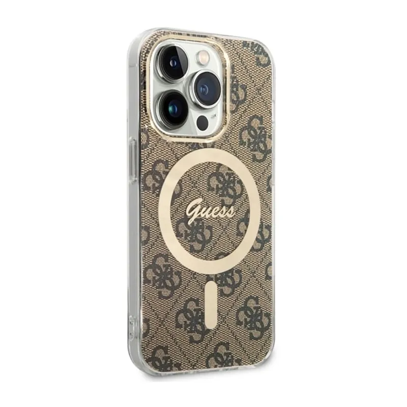 guess-4g-magsafe-etui-iphone-14-pro-max-brazowy