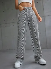 zc51202-shein-spodnie-jeansy-z-wysokim-stanem-geometryczny-wzor-41-s