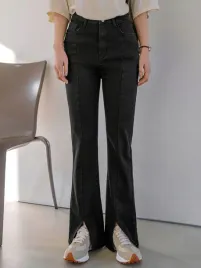 xc41103-shein-czarne-jeansy-damskie-szerokie-rozciete-nogawki-m