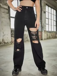 kc67211-shein-szerokie-jeansy-damskie-przetarcia-wysoki-stan-m