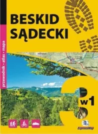 beskid-sadecki-przewodnik-atlas-mapa-3w1-ex-map