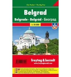 belgrad-serbia-mapa-plan-1-10-000-freytag-brendt