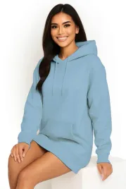 bluza-damska-oversize-bawelniana-dresowa-sukienka-luzna-z-kapturem-xs