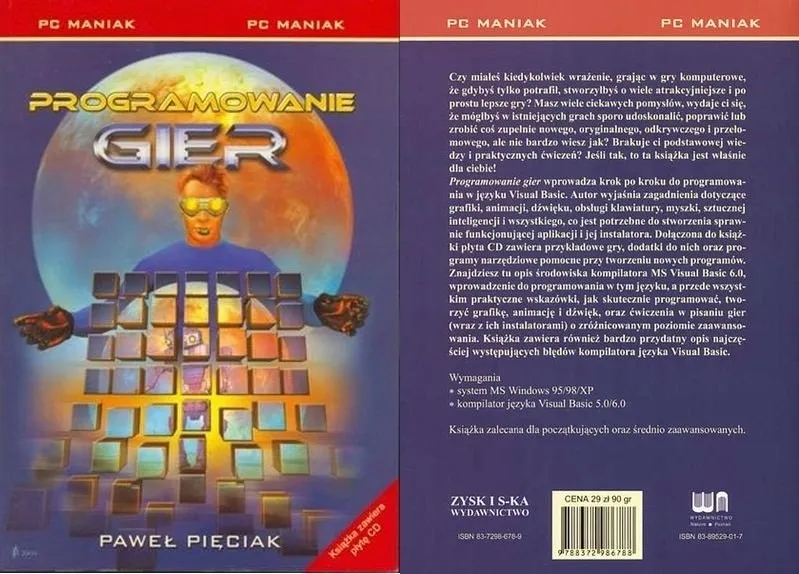 programowanie-gier-pc-maniak-p-pieciak-cd