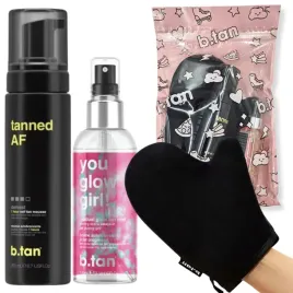 b-tan-tanned-af-you-glow-girl-rekawica-zestaw-pianka-opalajaca-mgielka