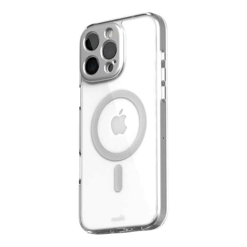 moshi-iglaze-magsafe-etui-iphone-16-pro-max-luna-silver