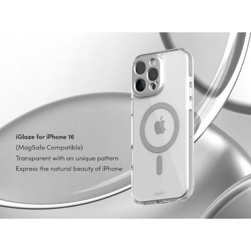 moshi-iglaze-magsafe-etui-iphone-16-pro-max-luna-silver