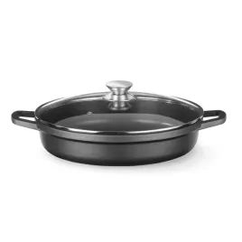 garnek-43l-z-powloka-nieprzywierajaca-hendi-43l-33cm-czarny-okragly