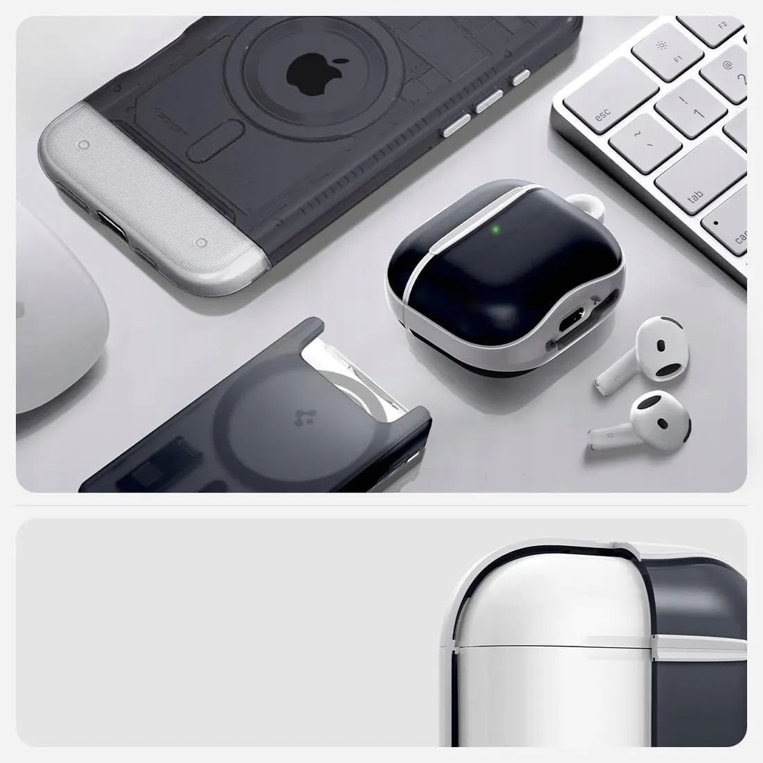 spigen-classic-c1-etui-do-apple-airpods-4-graphite