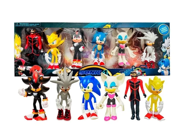 Zestaw figurek SONIC 6 the Hedgehog 6 szt