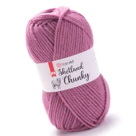 yarnart-shetland-chunky-608-wrzosowy-100gr-150mt