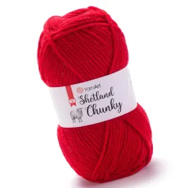 yarnart-shetland-chunky-607-czerwony-100gr-150mt