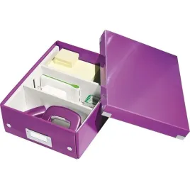 pudlo-leitz-clickandstore-220-100-285mm-fioletowe