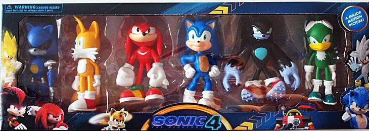 Zestaw figurek SONIC 6 the Hedgehog 6 szt