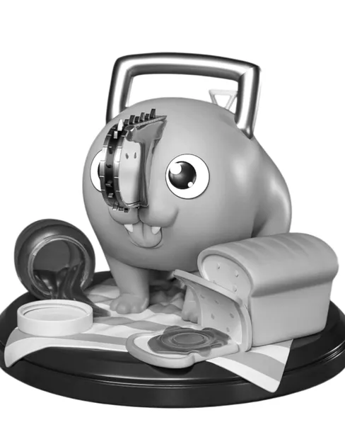 Figurka do malowania - POCHITA -Żywica Druk 3D,druk 16k fanart-chainsaw man