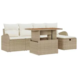 zestaw-sof-na-ogrod-z-poduszka-6-pcs-bezowy-polirattan