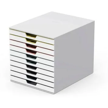 pojemnik-10-szuflad-durable-varicolor-material-tworzywo-sztuczne