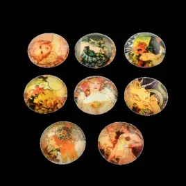 kabk58-kaboszon-szklany-secesja-okragly-mix-wzor-25mm-5szt