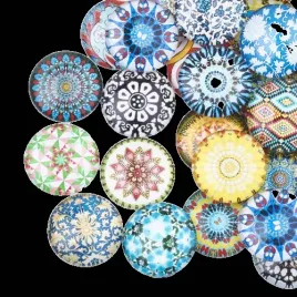 kabk73-kaboszon-szklany-przezroczysty-okragly-mix-wzor-18mm-5szt