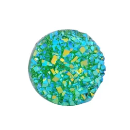 kabk51-kaboszon-z-zywicy-druzy-okragly-12mm-sea-green-10szt