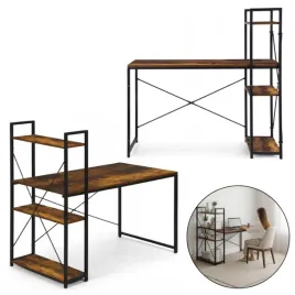 biurko-z-regalem-do-pracy-z-polkami-czarne-brazowy-blat-120-cm