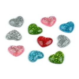 kabr06-kaboszon-z-zywicy-serce-brokat-10szt-mix-kolor