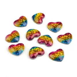 kabr08-kaboszon-z-zywicy-serce-brokat-10szt-teczowy