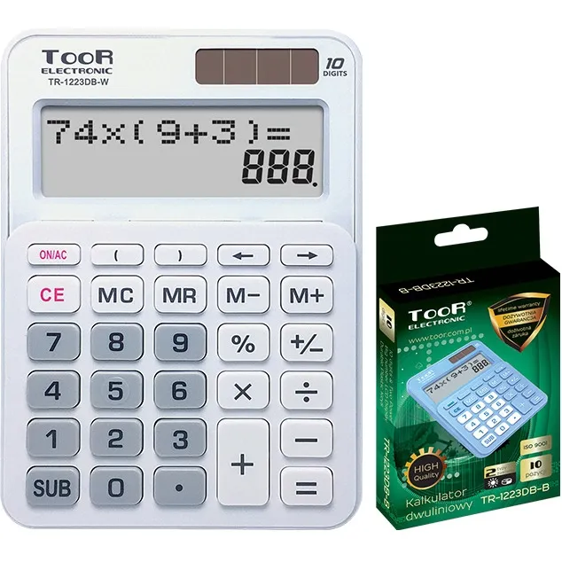 kalkulator-toor-tr-1223db-w-bialy
