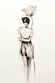 plakat-40x60cm-samotna-kwiecista-muza