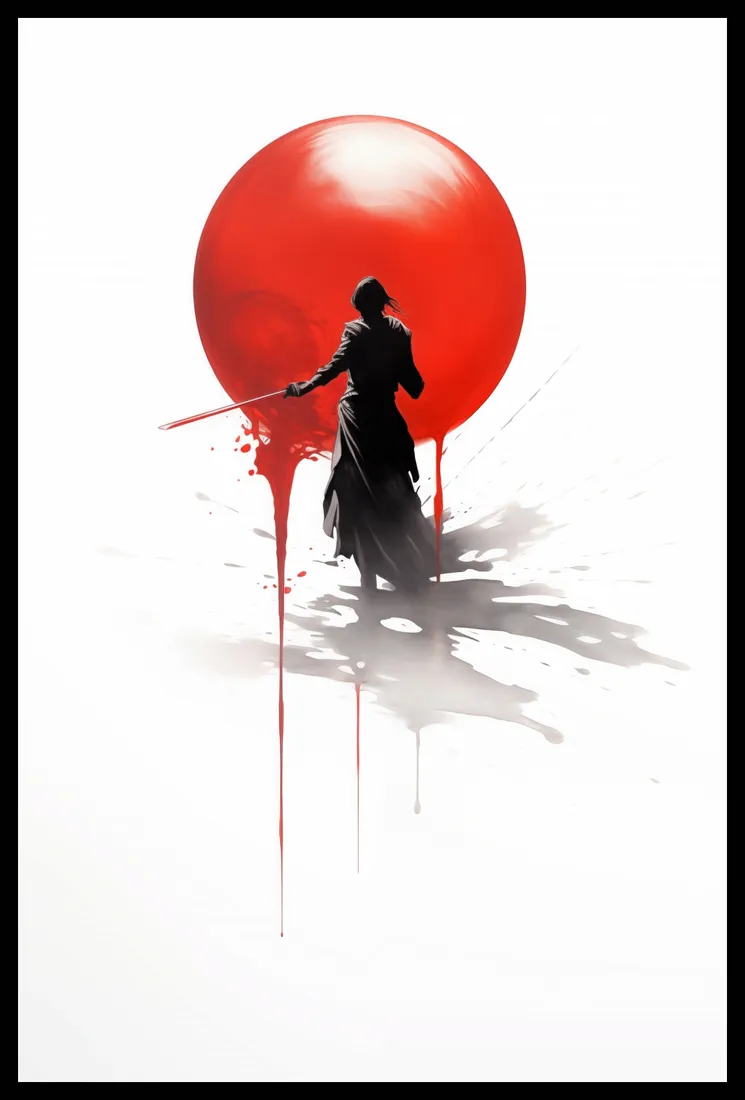 plakat-40x60cm-samotny-samuraj
