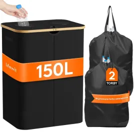 kosz-na-butelki-kaucyjne-zwrotne-2-torby-z-uchwytami-150l-solidny-czarny