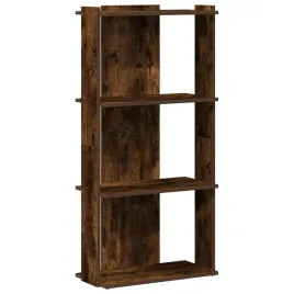 3-poziomowy-regal-na-ksiazki-przydymiony-dab-60x30x120-cm