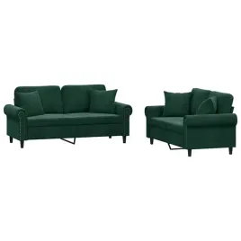 sofa-wypoczynkowa-z-aksamitu-ciemnozielona-120-140-cm