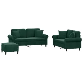 zestaw-wypoczynkowy-aksamit-ciemnozielony-2x-sofa-2-osobowa-152x77x80cm