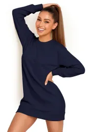 bluza-damska-oversize-modna-dresowa-sukienka-bawelniana-s-granatowa