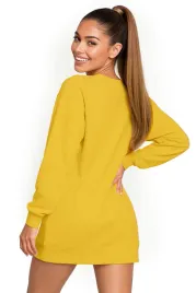 bluza-damska-oversize-modna-dresowa-sukienka-bawelniana-l-zolta