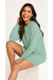 bluza-damska-oversize-modna-dresowa-sukienka-bawelniana-l-mietowa