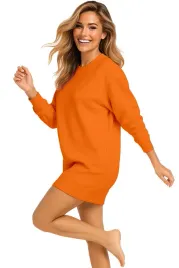 bluza-damska-oversize-szeroka-dresowa-ciepla-modna-bawelna-sukienka-xs