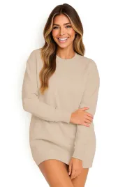 bluza-damska-oversize-modna-dresowa-sukienka-bawelniana-xl-bezowa