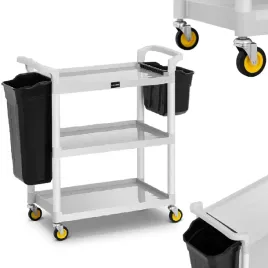 wozek-serwisowy-hotelowy-do-sprzatania-2-plastikowe-pojemniki-do-150-kg