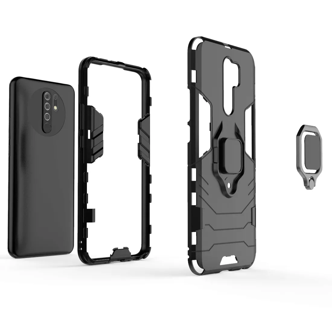 etui-do-xiaomi-redmi-9at-spacecase-x-ring-pancerne-stan-nowy