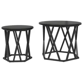 stolik-boczny-2-pcs-czarny-dab-drewno-inzynieryjne-i-stal
