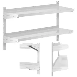 polka-scienna-wiszaca-gastronomiczna-podwojna-z-regulacja-stal-100-x-30-cm