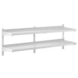 polka-scienna-wiszaca-gastronomiczna-podwojna-z-regulacja-stal-180-x-40-cm