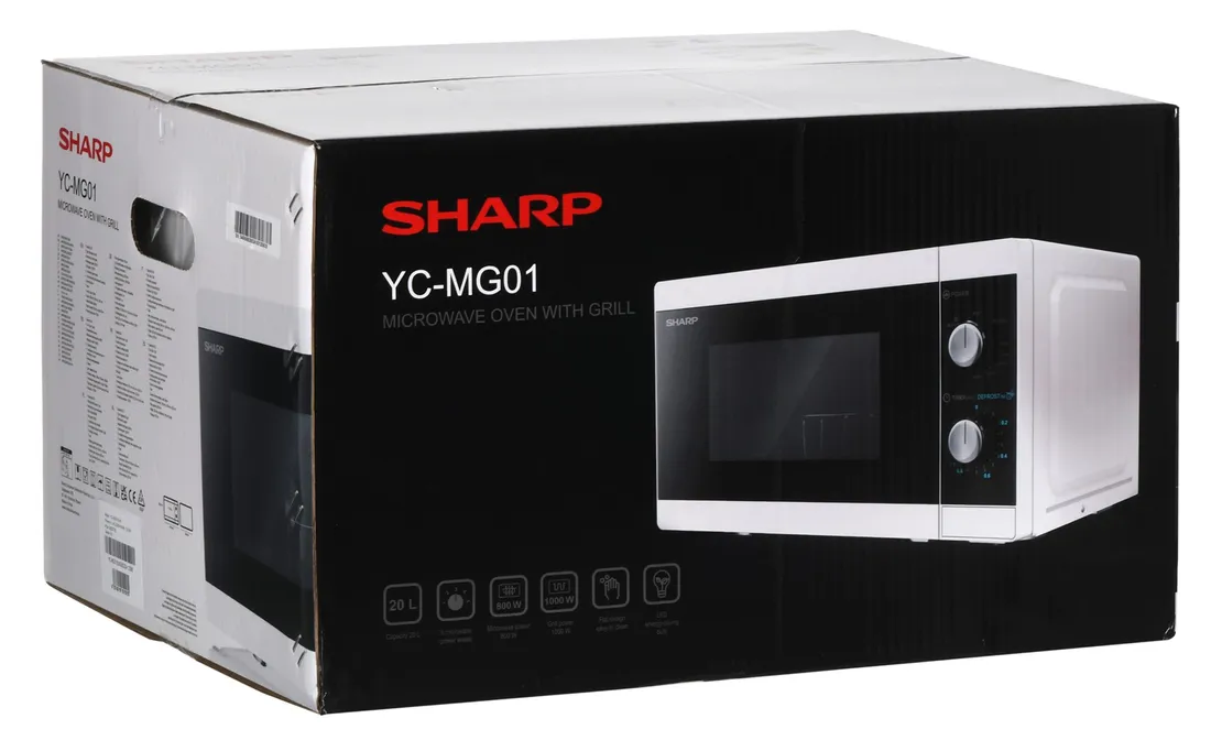 kuchenka-mikrofalowa-sharp-yc-mg01e-w-stan-nowy