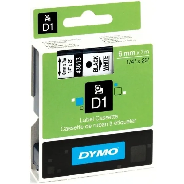 tasma-dymo-d1-6mm-7m-biala-czarny-tekst-kolor-czarny