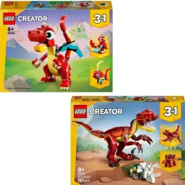 lego-creator-3w1-31145-31379-czerwony-smok-grozny-dinozaur