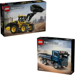 lego-technic-42209-42203-ladowarka-volvo-l120-electric-i-wywrotka